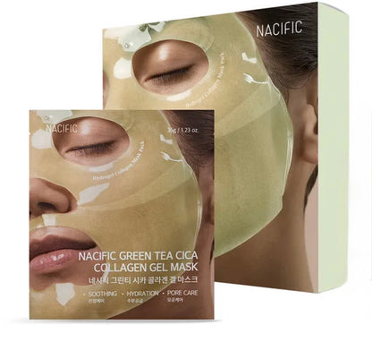 Nacific Green Tea Cica Collagen Gel Mask