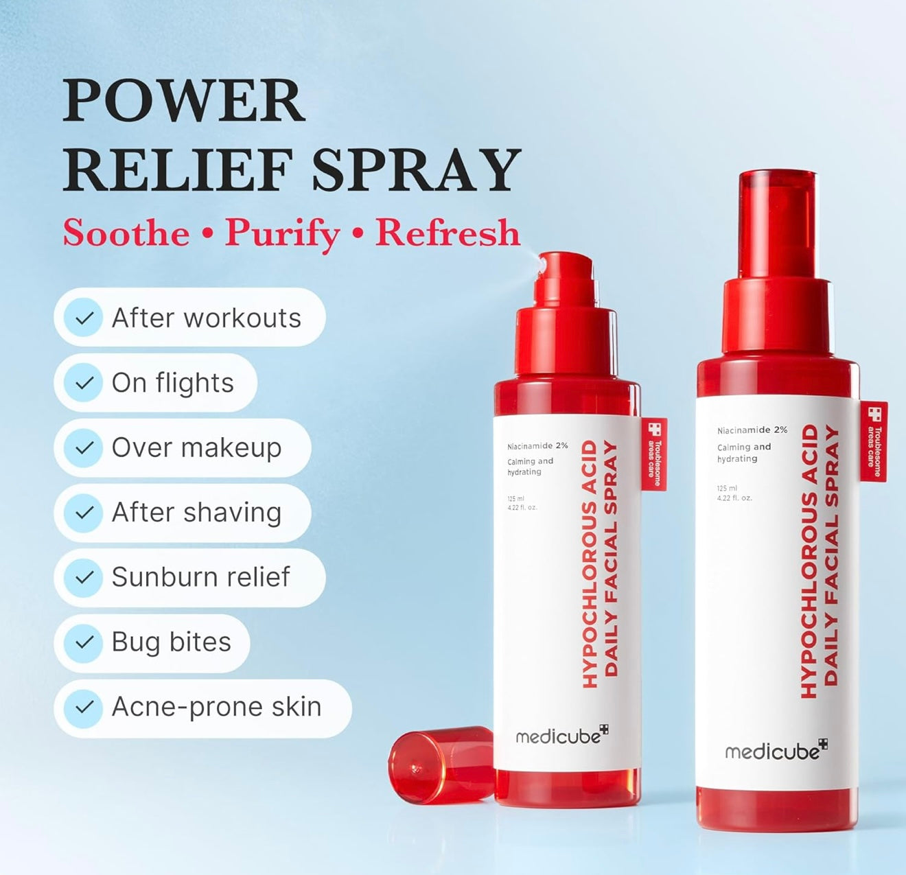 medicube Hypochlorous Acid Daily Facial Spray Mini