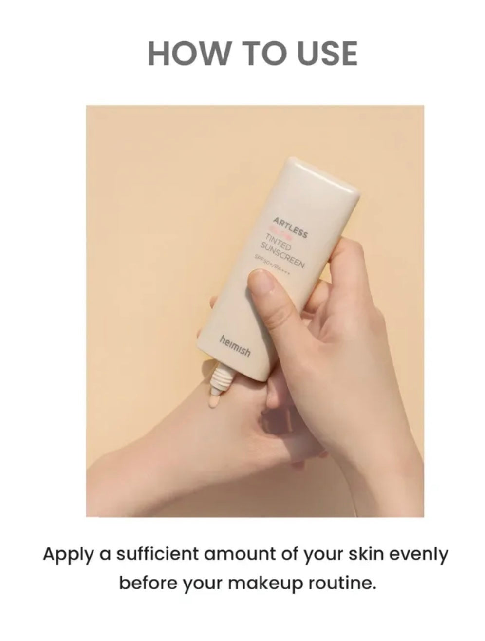 heimish Artless Glow Tinted Sunscreen