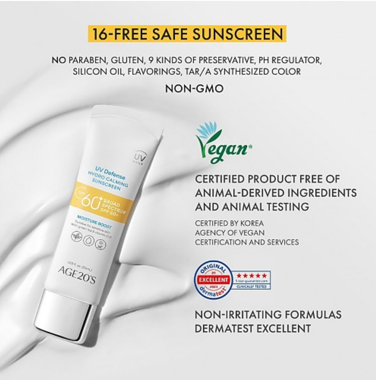 AGE20'S UV Defense Hydro Calming Sunscreen