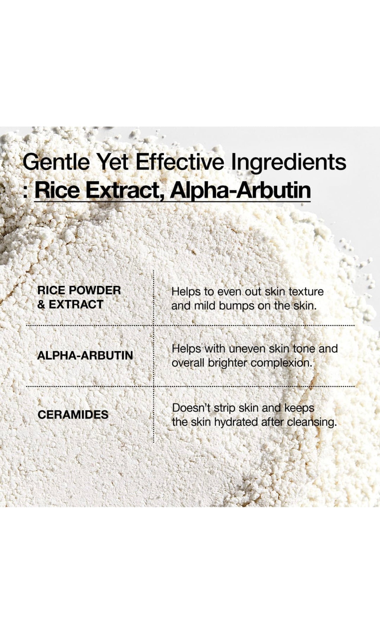 ANUA Rice Enzyme Brightening Cleansing Powder