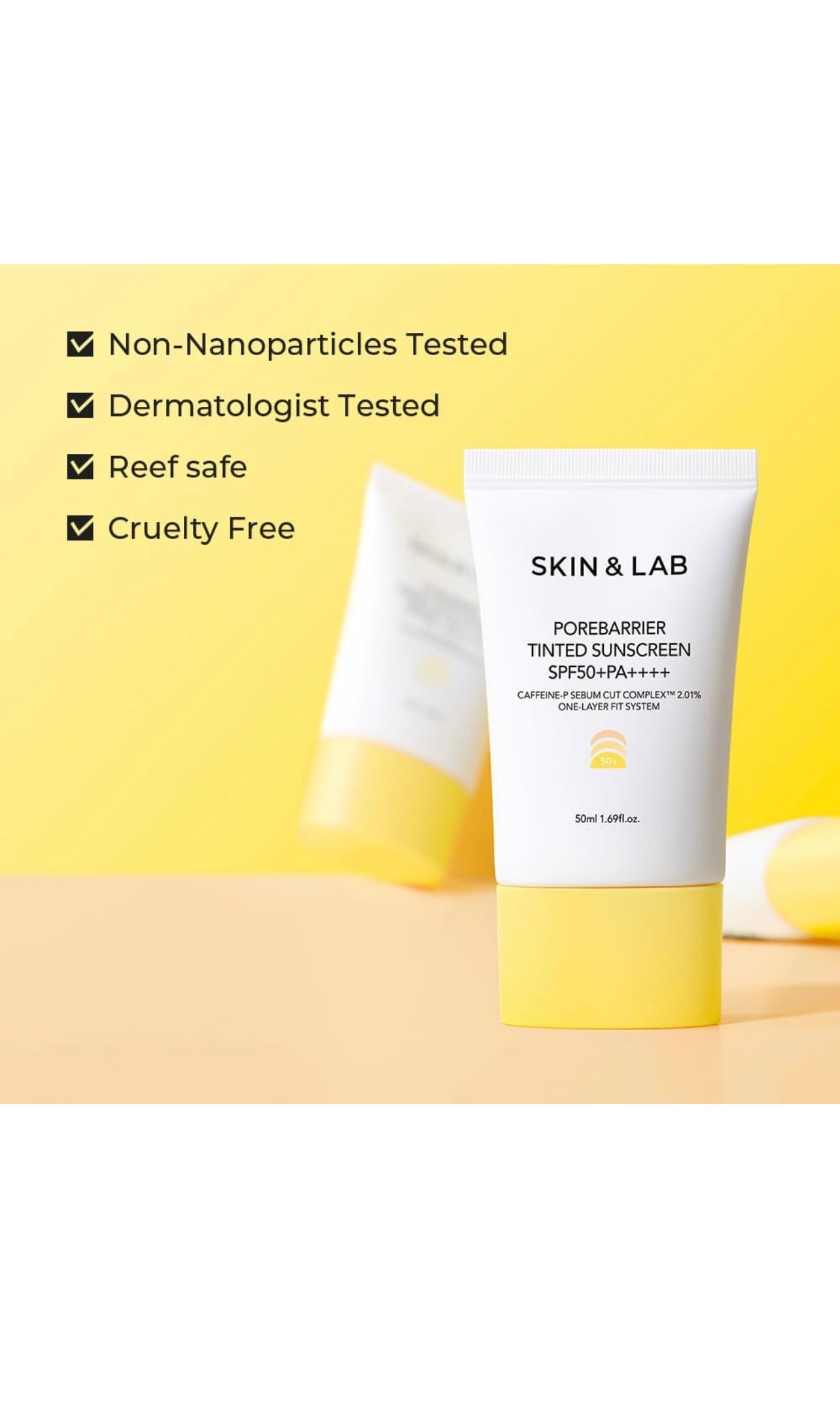 Skin&Lab Porebarrier Tinted Sunscreen (SPF50+ PA++++) 50ml