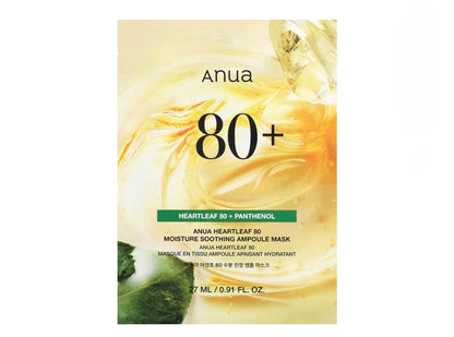 Anua Heartleaf 80 Moisture Soothing Ampoule Mask