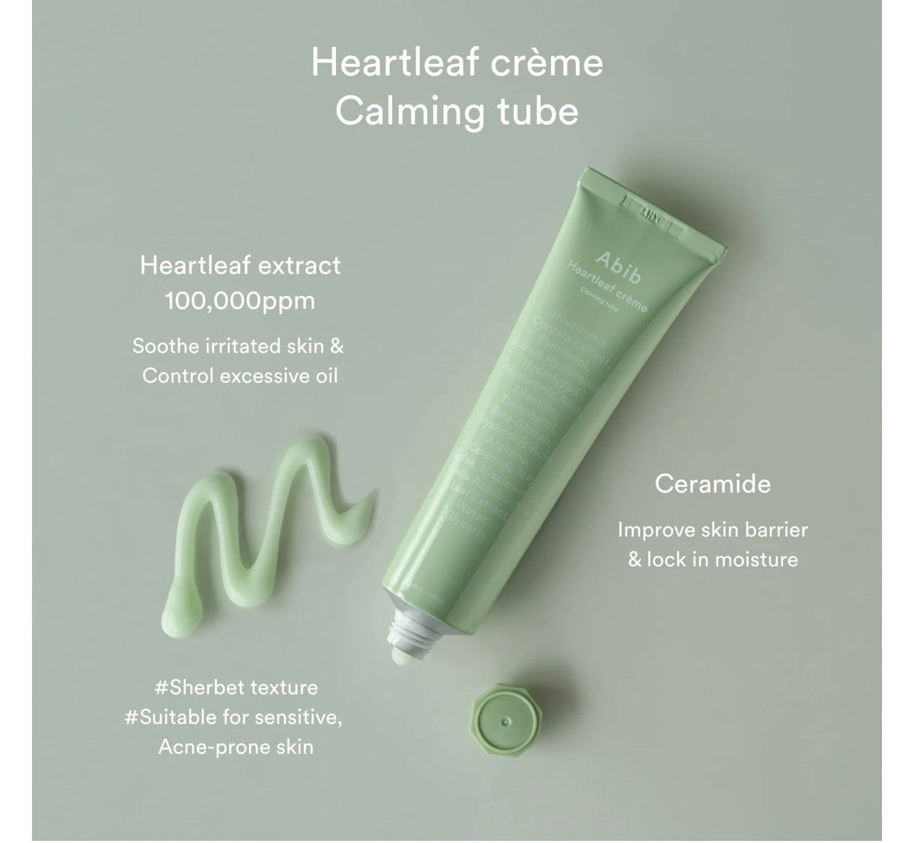 Abib Heartleaf crème Calming tube