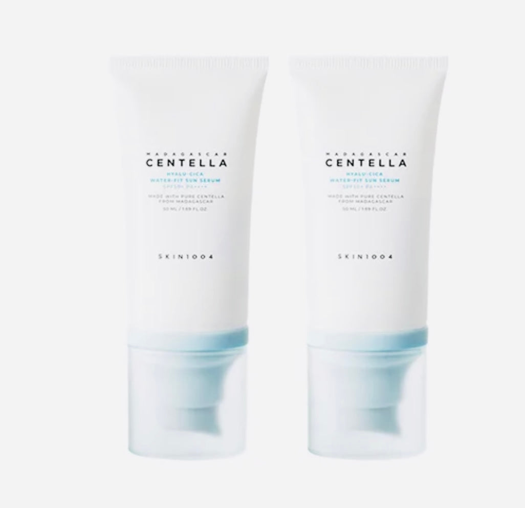 SKIN1004 Madagascar Centella Hyalu-Cica Water-Fit Sun Serum Twin Pack (SPF50+ PA++++)