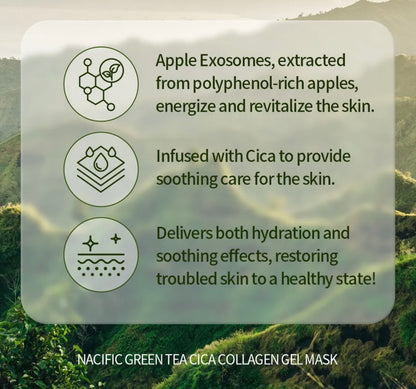 Nacific Green Tea Cica Collagen Gel Mask