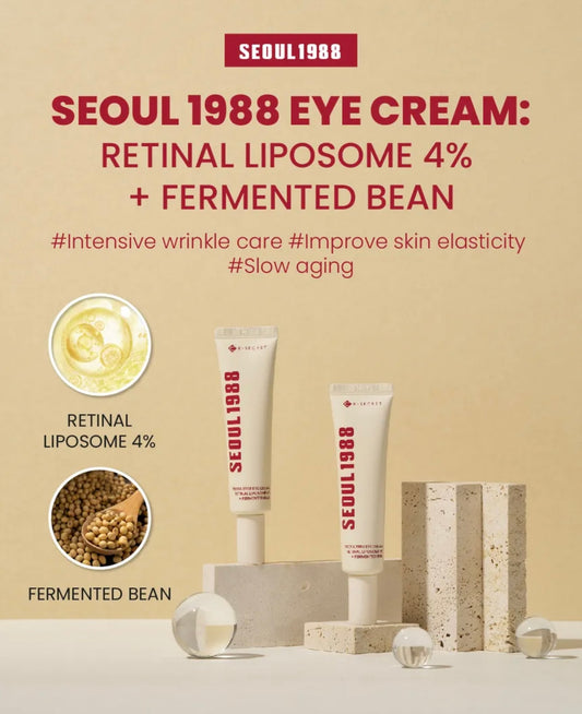 KSECRET SEOUL 1988 Eye Cream: Retinal Liposome 4% + Fermented Bean