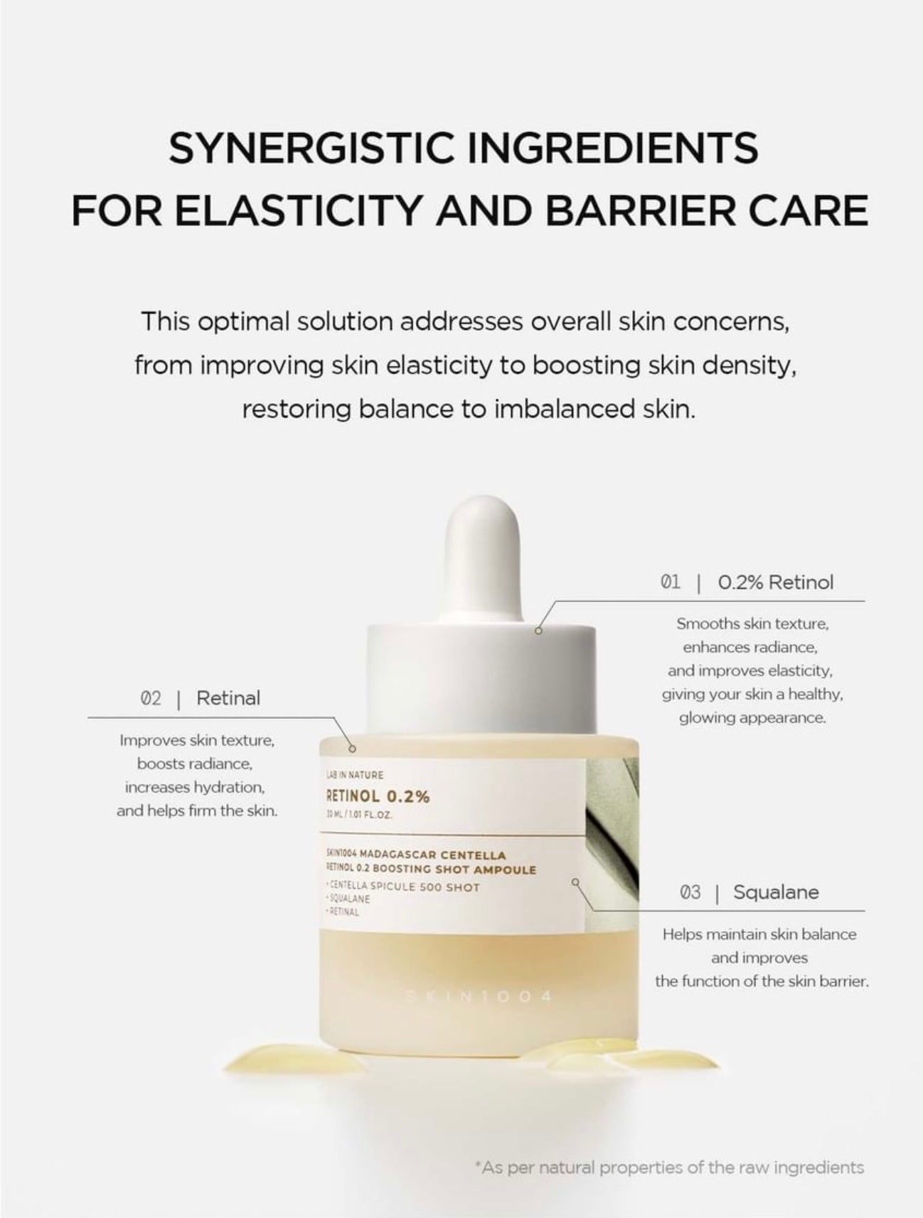 SKIN1004 Retinol 0.2 Boosting Shot Ampoule