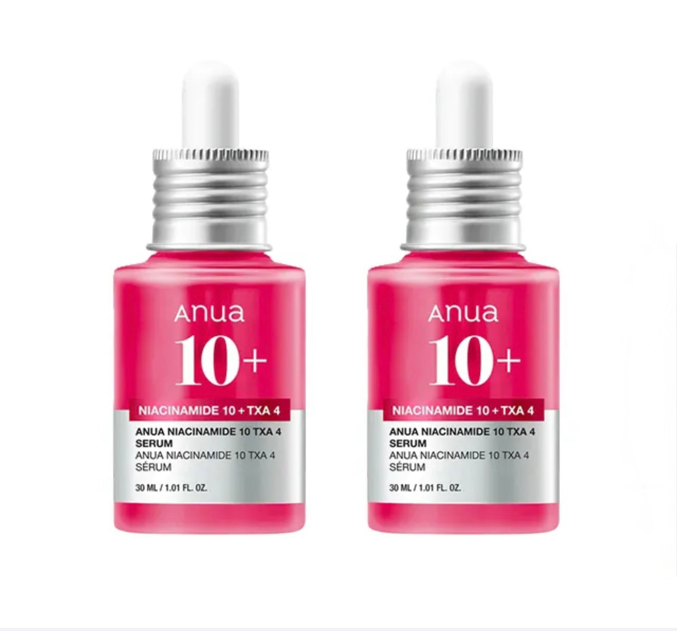 Anua Niacinamide 10 TXA 4 Serum x 2 + Cleansing Duo