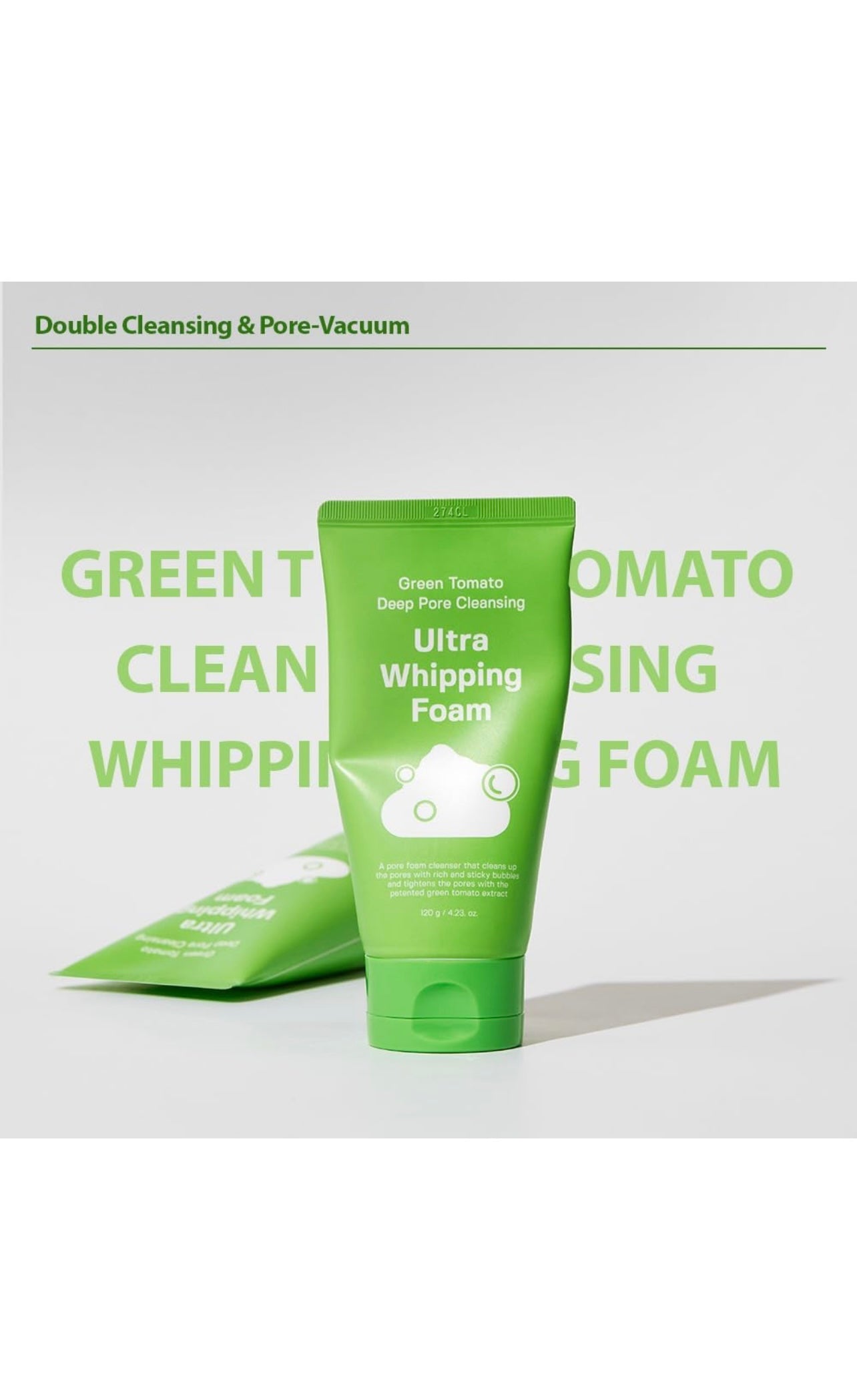 SUNGBOON EDITOR Green Tomato Deep Pore Cleansing Ultra Whipping Foam