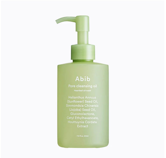 Abib Pore cleansing oil
Heartleaf oil-wash