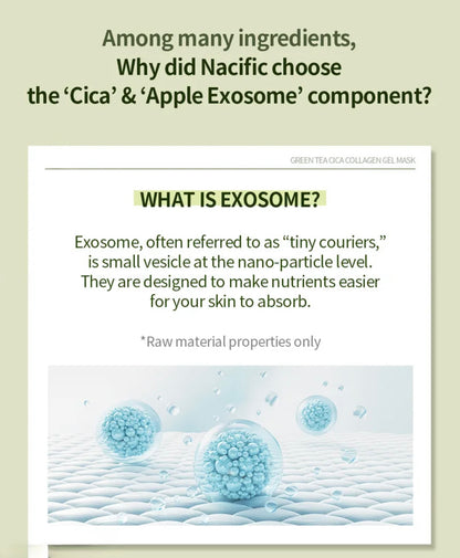 Nacific Green Tea Cica Collagen Gel Mask