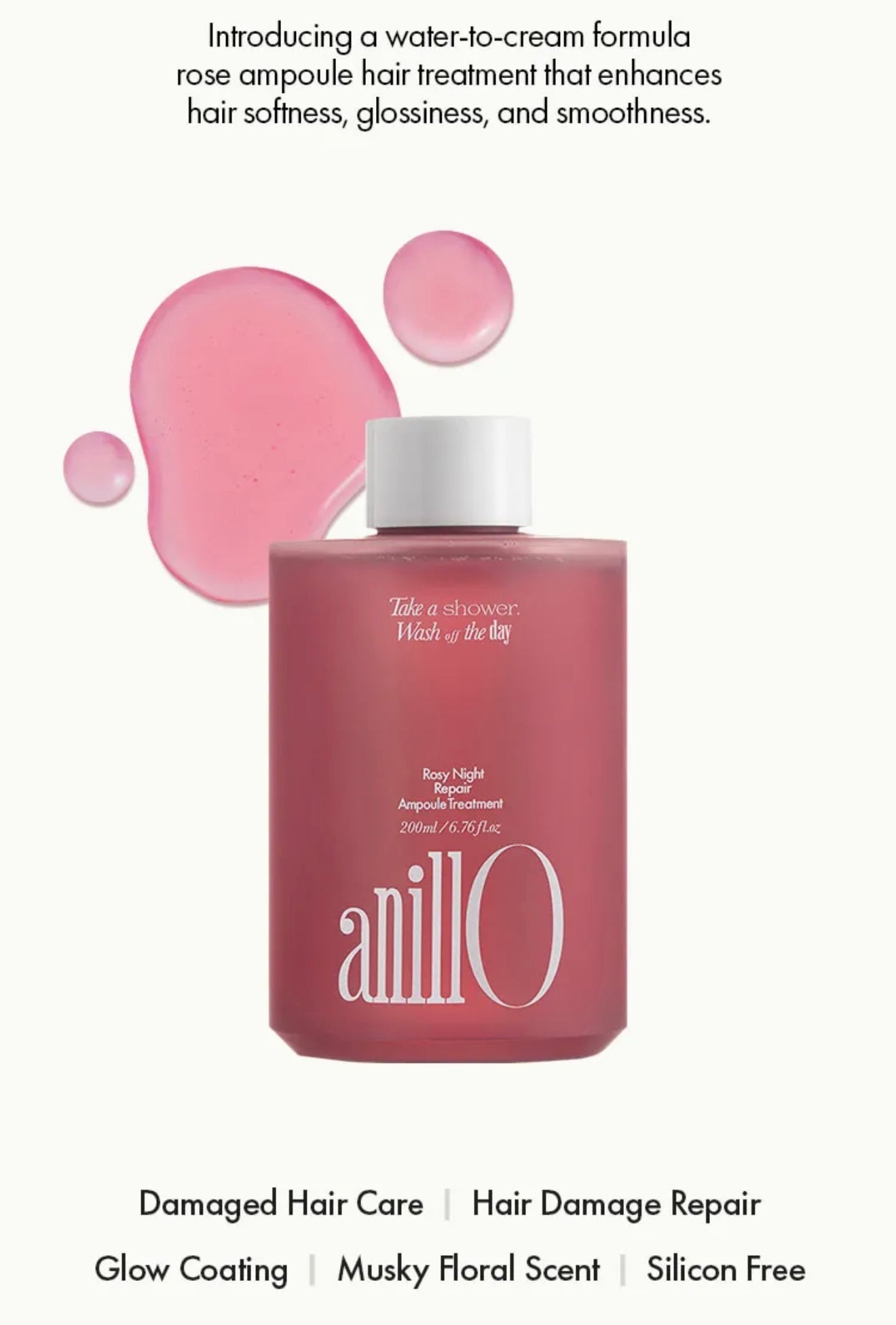 ANILLO Rosy Night Repair Ampoule Treatment