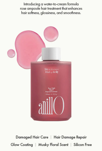 ANILLO Rosy Night Repair Ampoule Treatment