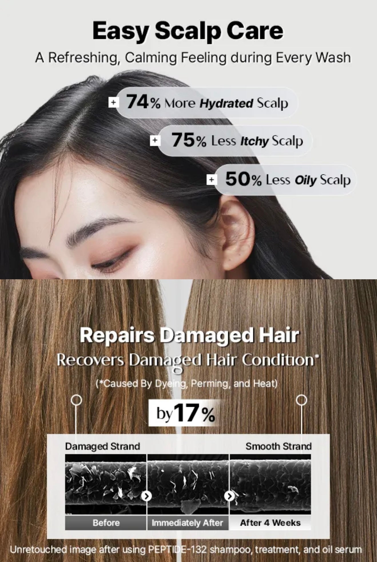 COSRX Peptide 132 Ultra Perfect Hair Bonding Shampoo