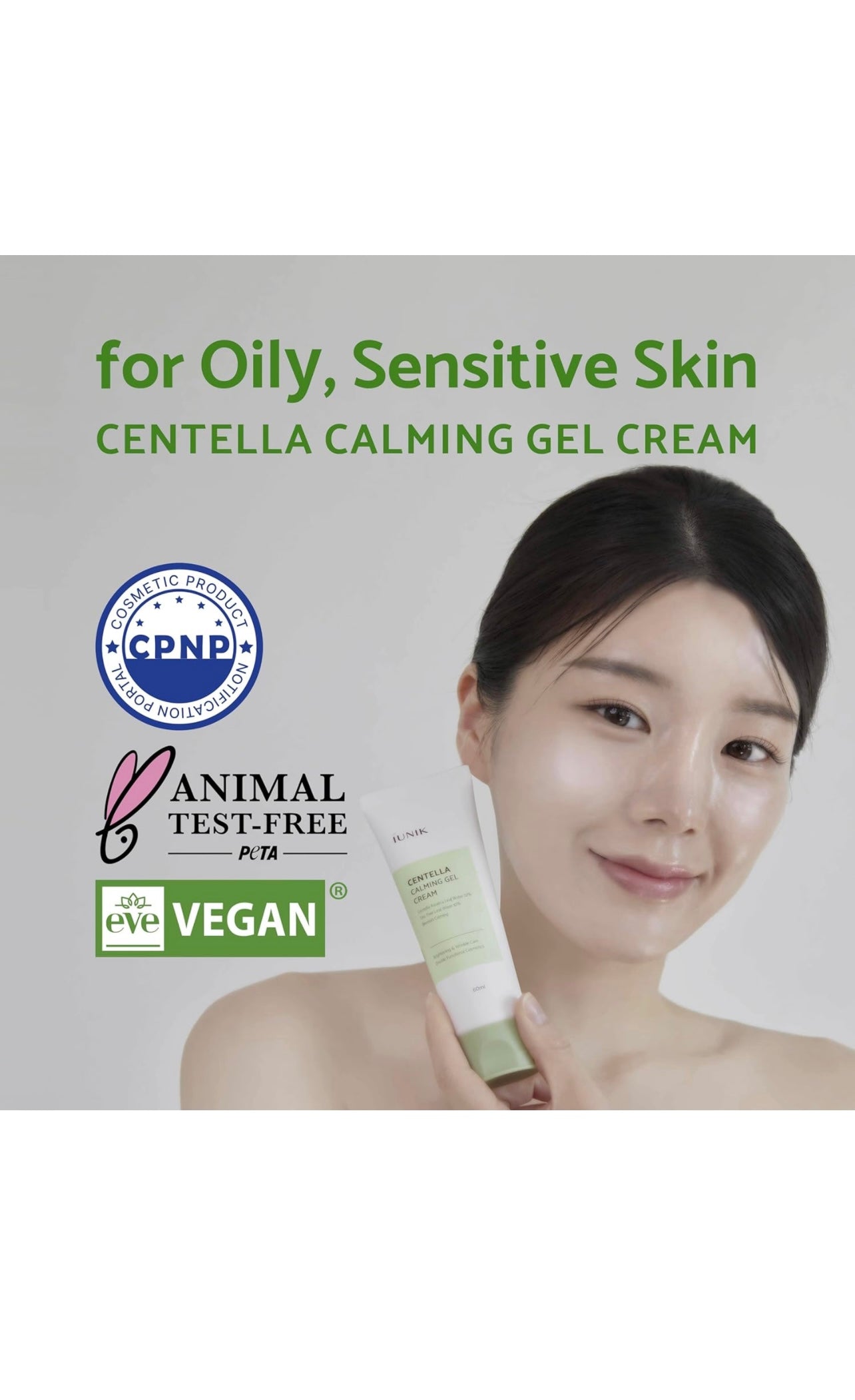 iUNIK Centella Calming Gel Cream 60ml