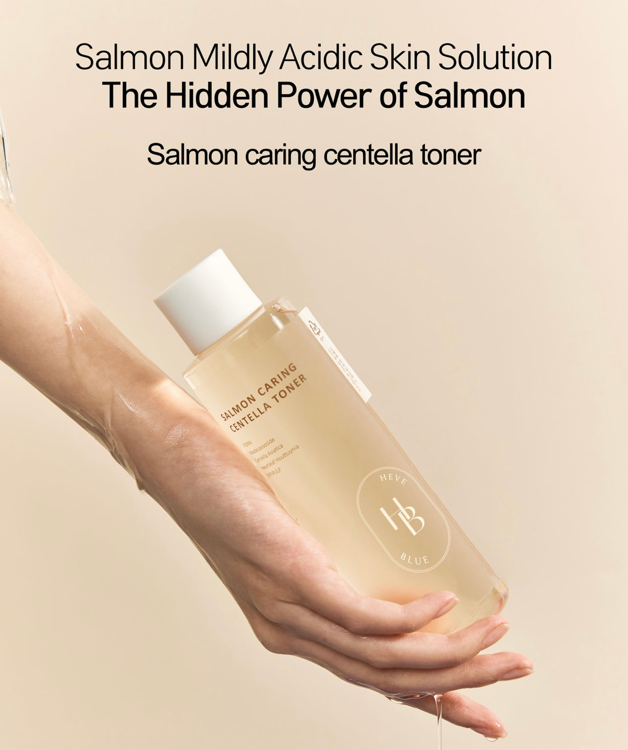 HEVEBLUE Salmon Caring Centella Toner