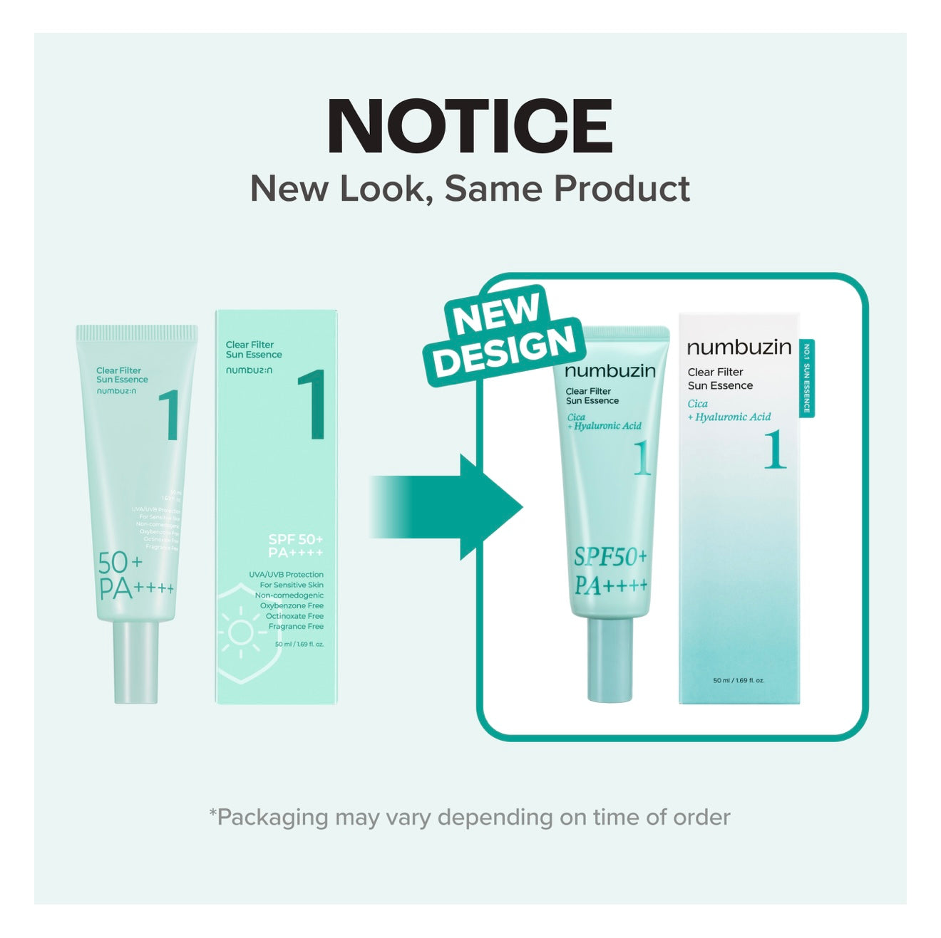 numbuzin No.1 Clear Filter Sun Essence