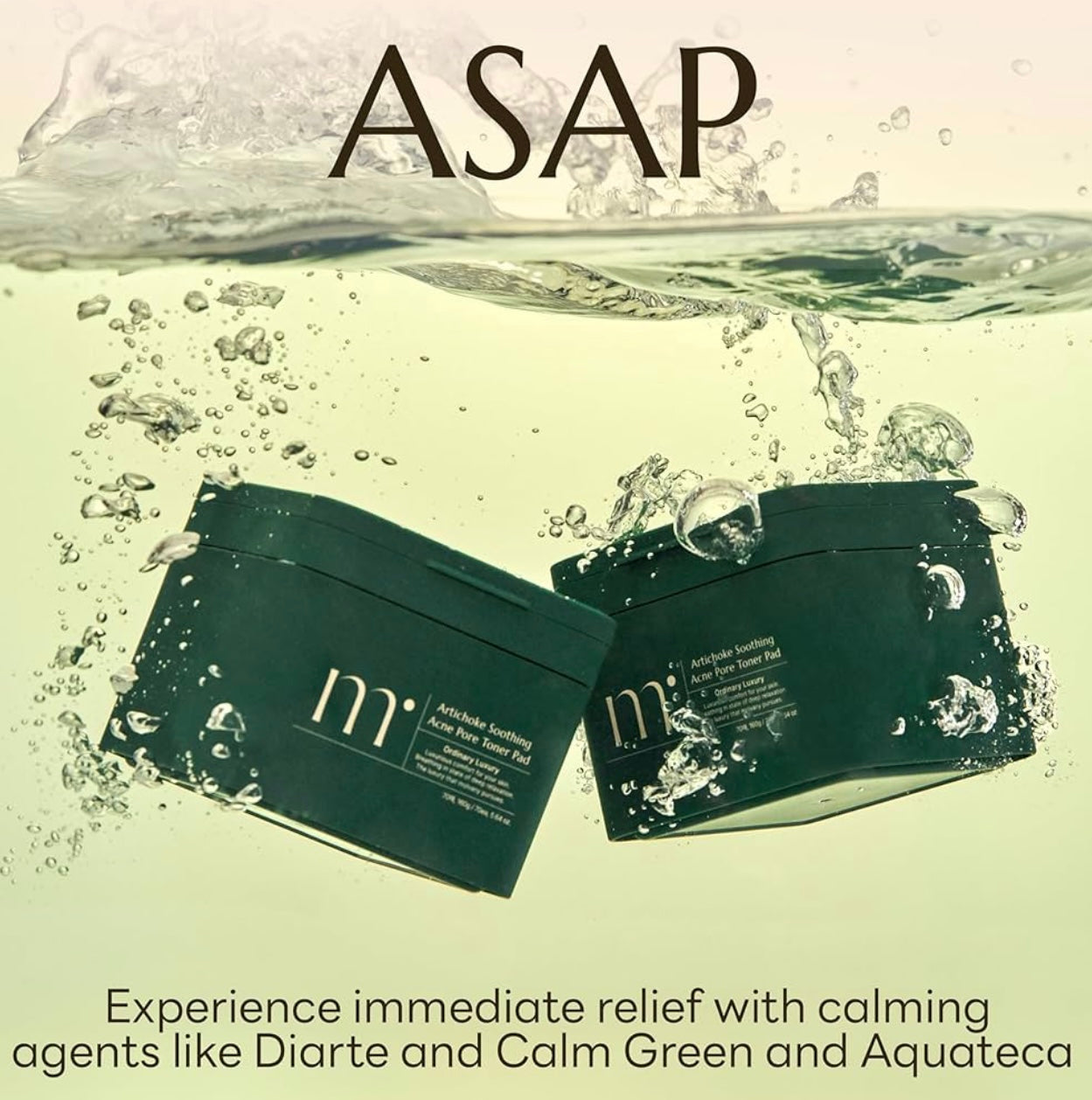 Molvany Artichoke Soothing Affect Pore Toner Pad