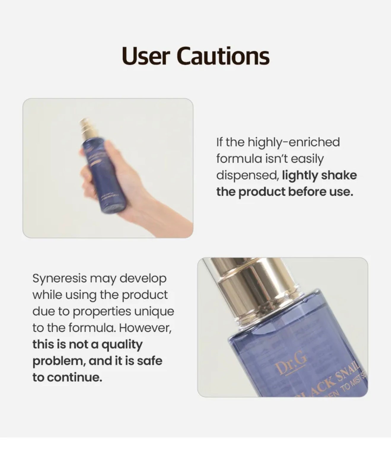 **BOGO**Dr.G Black Snail Collagen to Mist Serum