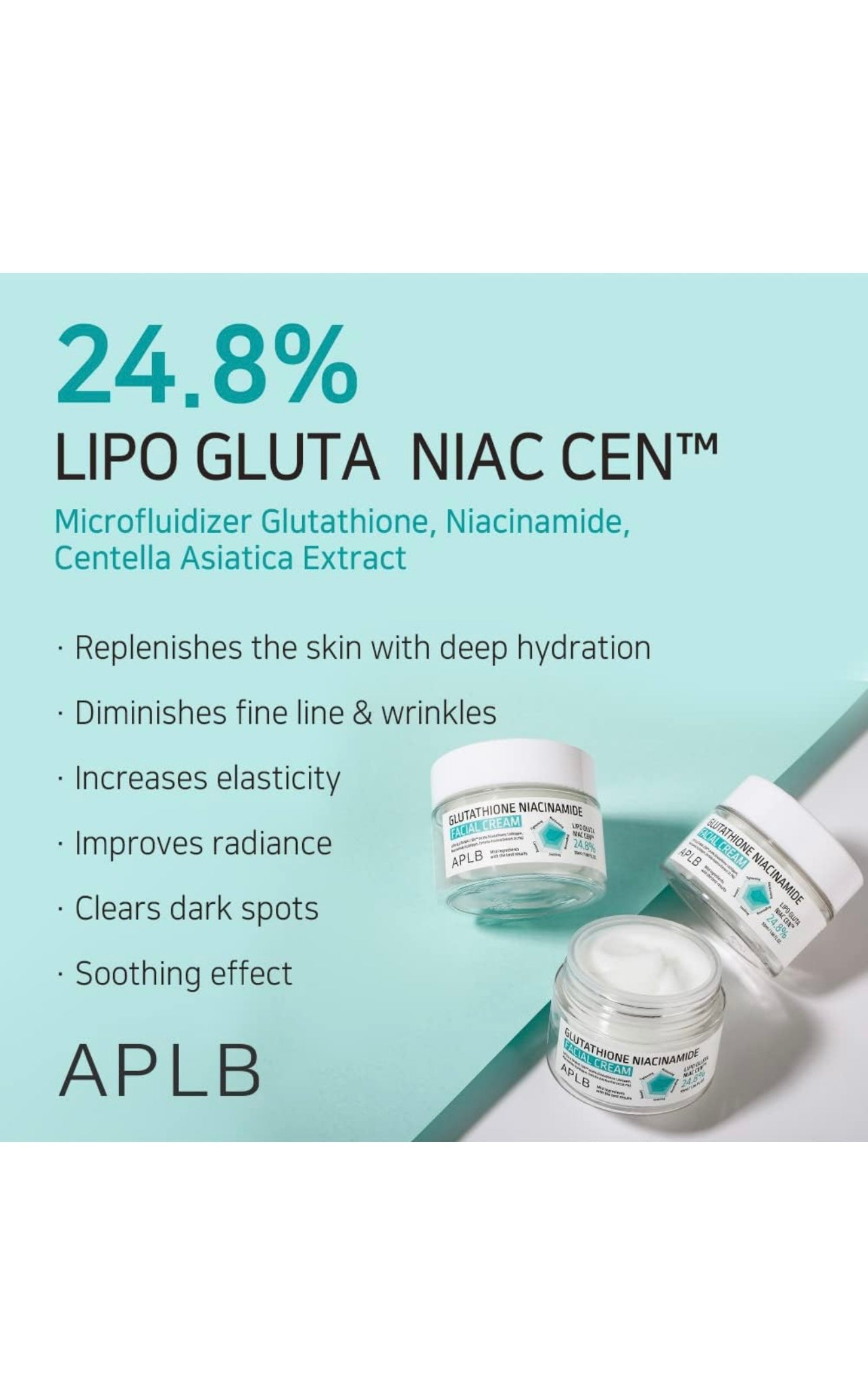 APLB Glutathione Niacinamide Facial Cream