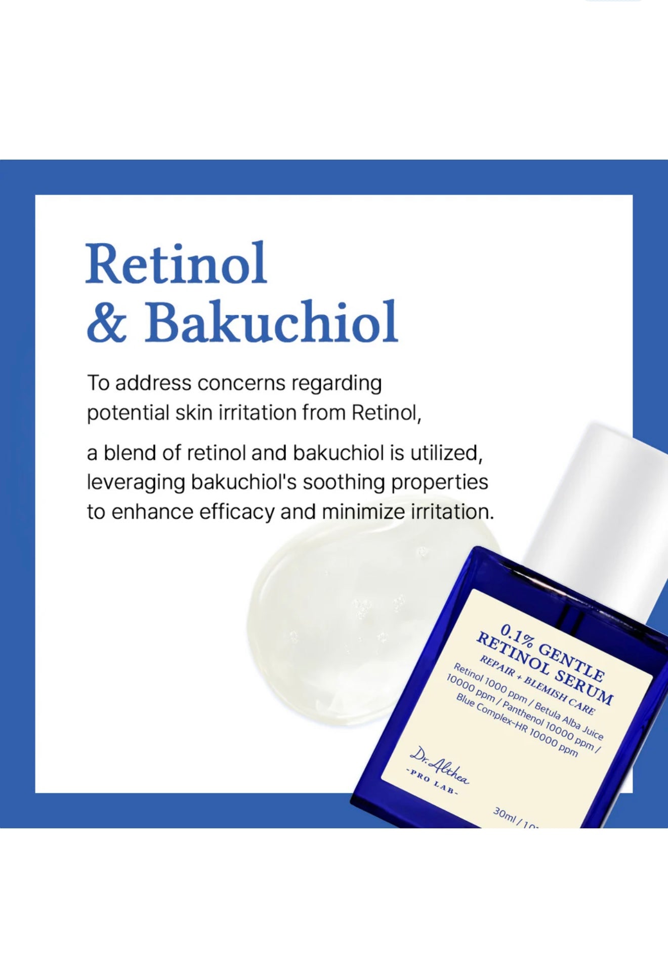 Dr.Althea 0.1 Gentle Retinol Serum