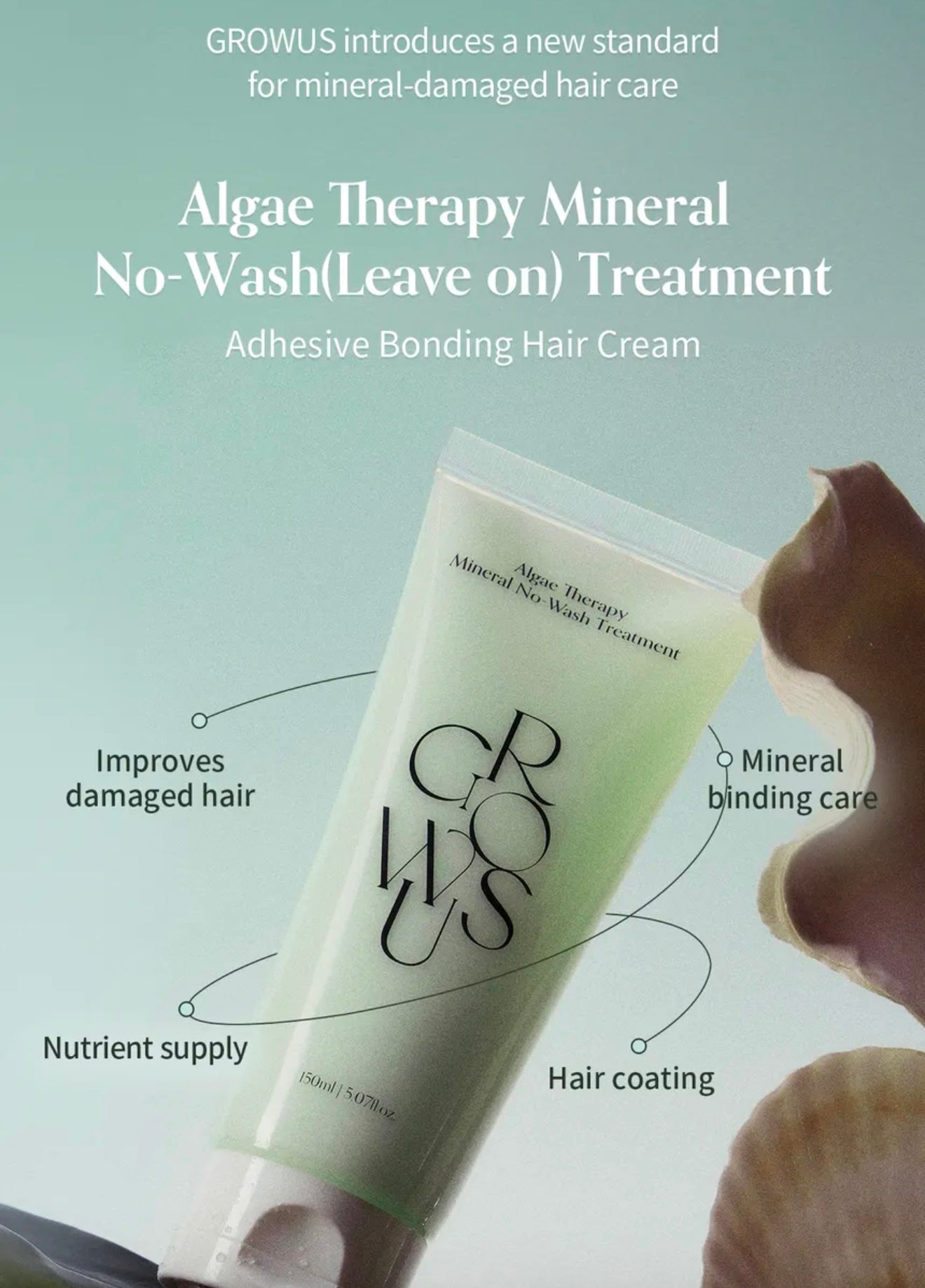 GROWUS Algae Therapy Mineral No-Wash Treatment