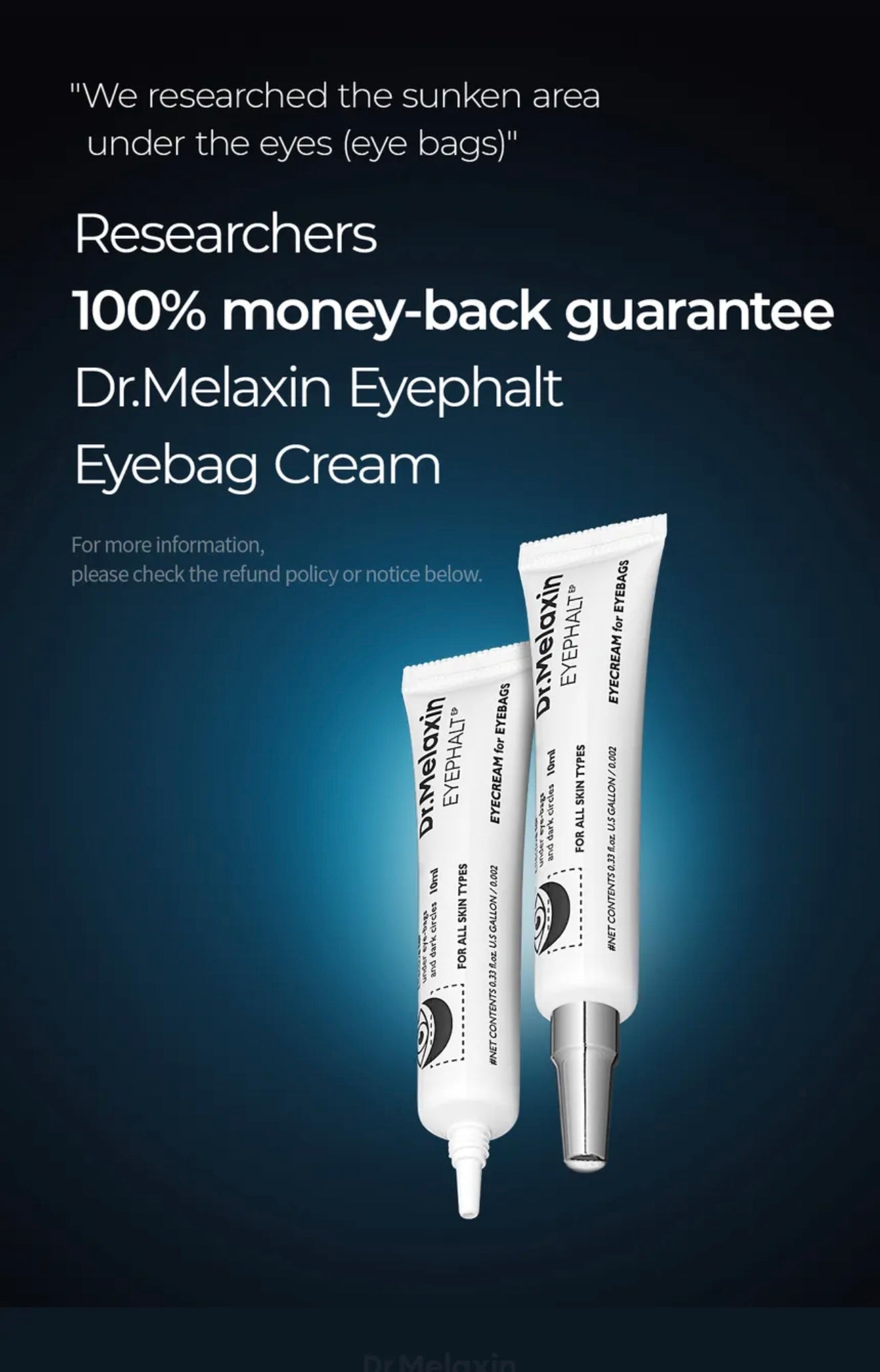 Dr.Melaxin Eyephalt Eyecream for Eyebags