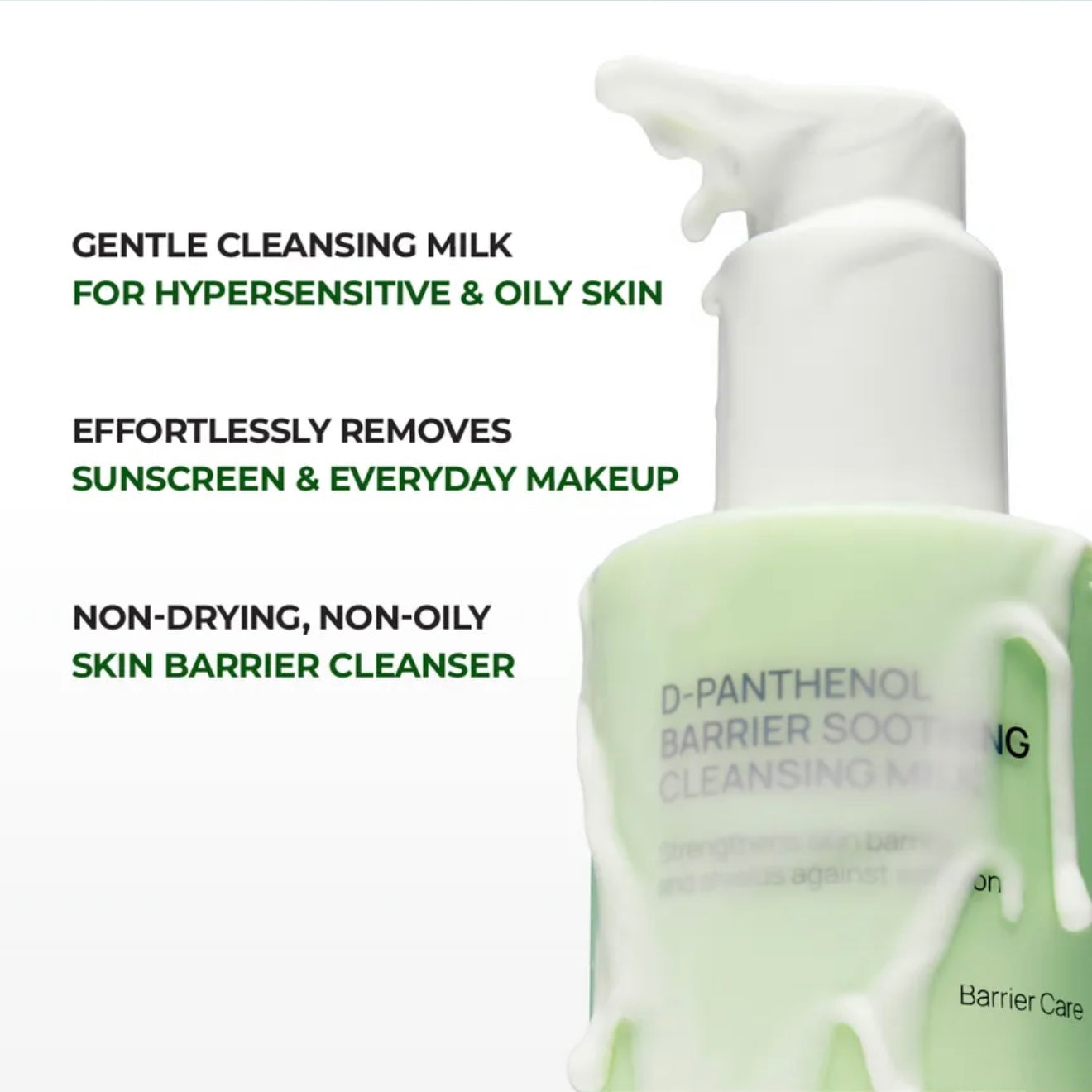 JUMISO D-Panthenol Barrier Soothing Cleansing Milk