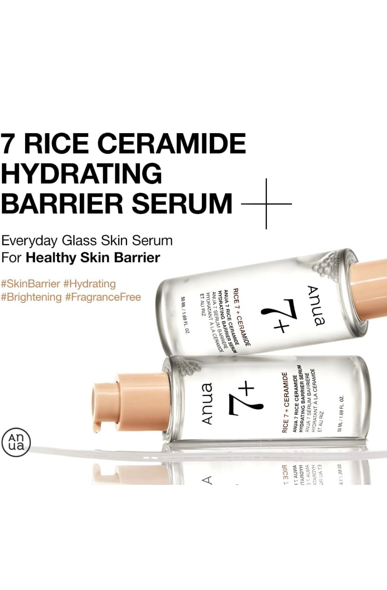 Anua Rice 7+ Ceramide Hydrating Barrier Serum