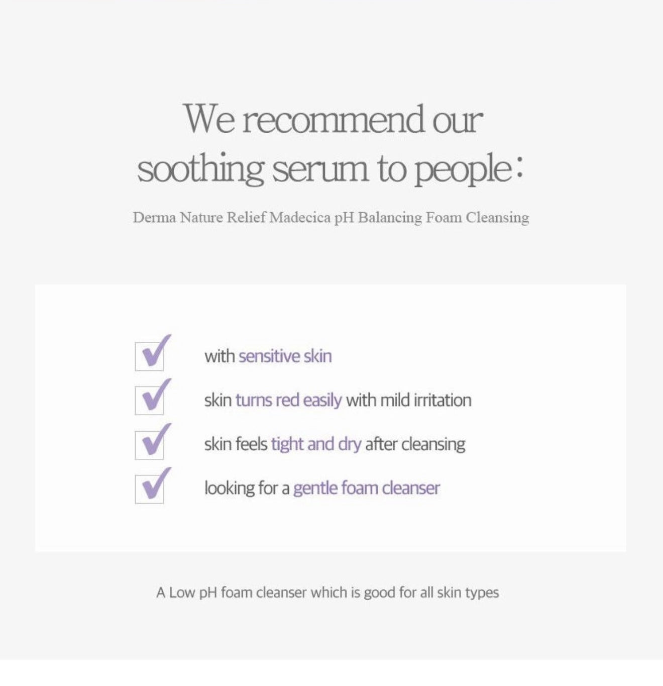 celimax Derma Nature Relief Madecica pH Balancing Foam Cleansing