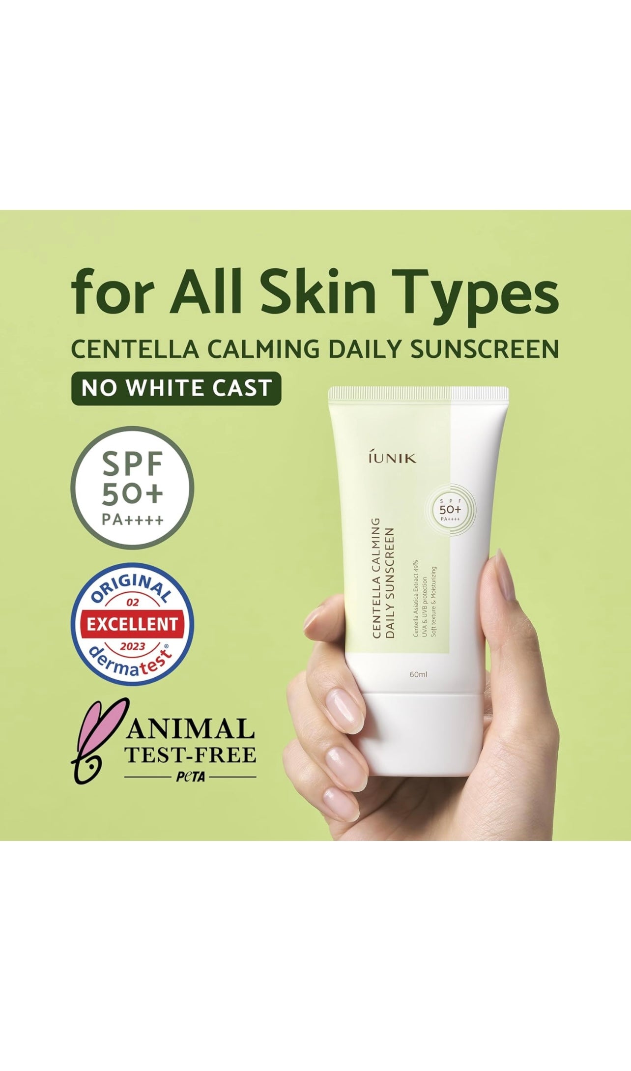 iUNIK Centella Calming Daily Sunscreen