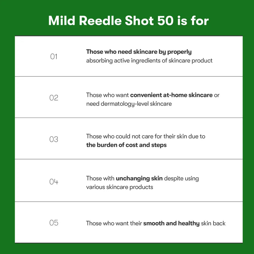 VT Cosmetics Mild Reedle Shot 50