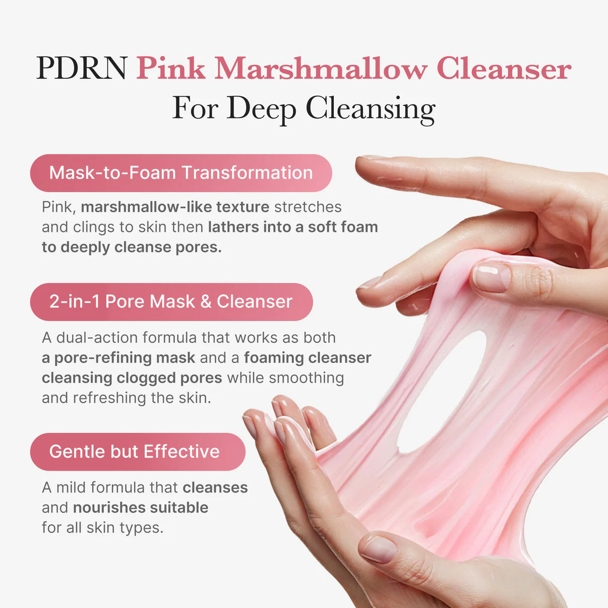 medicube PDRN Marshmallow Whip Cleanser