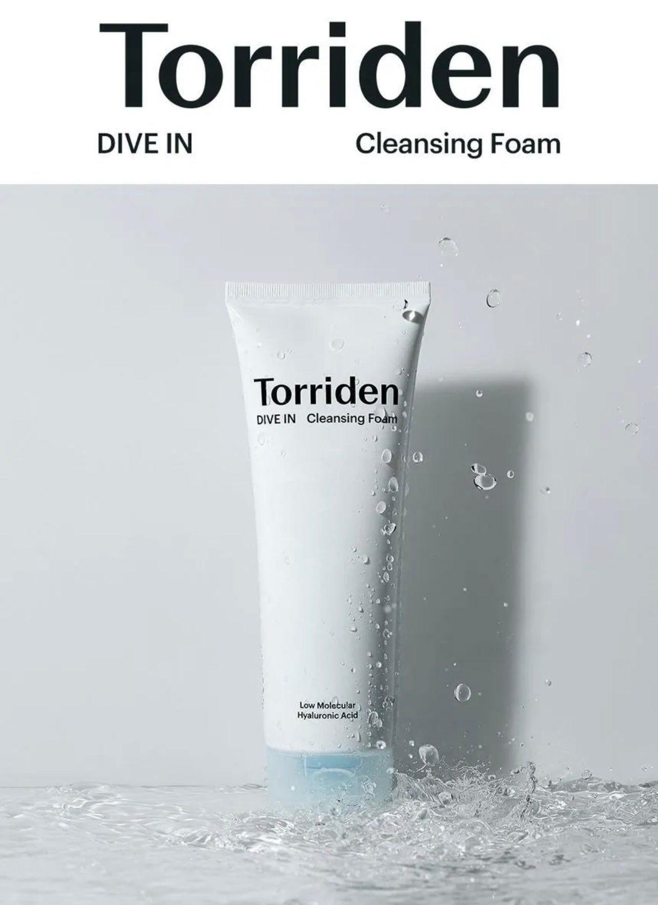 Torriden DIVE IN Low Molecular Hyaluronic Acid Cleansing Foam 150ml