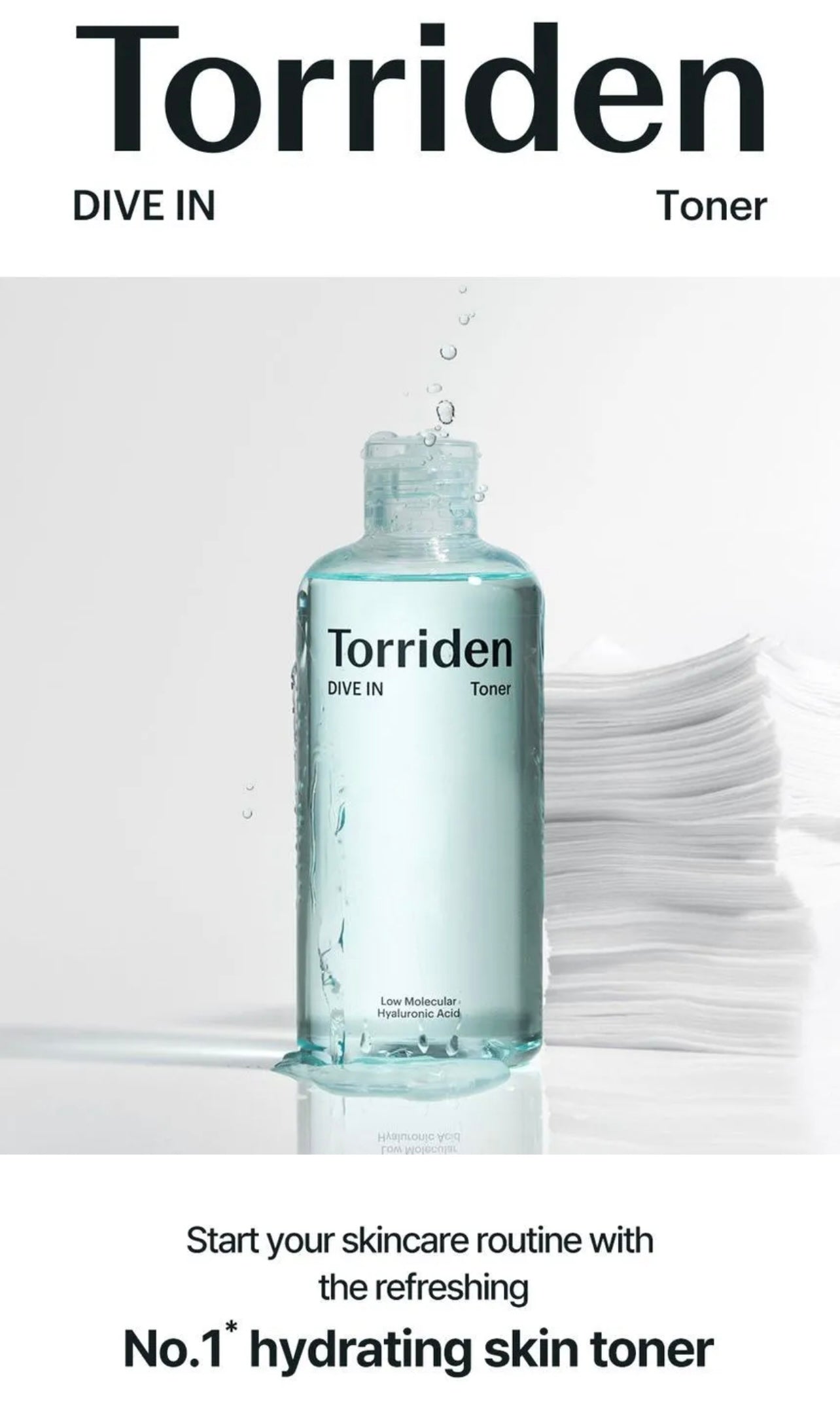 Torriden DIVE IN Low Molecular Hyaluronic Acid Toner 300ml