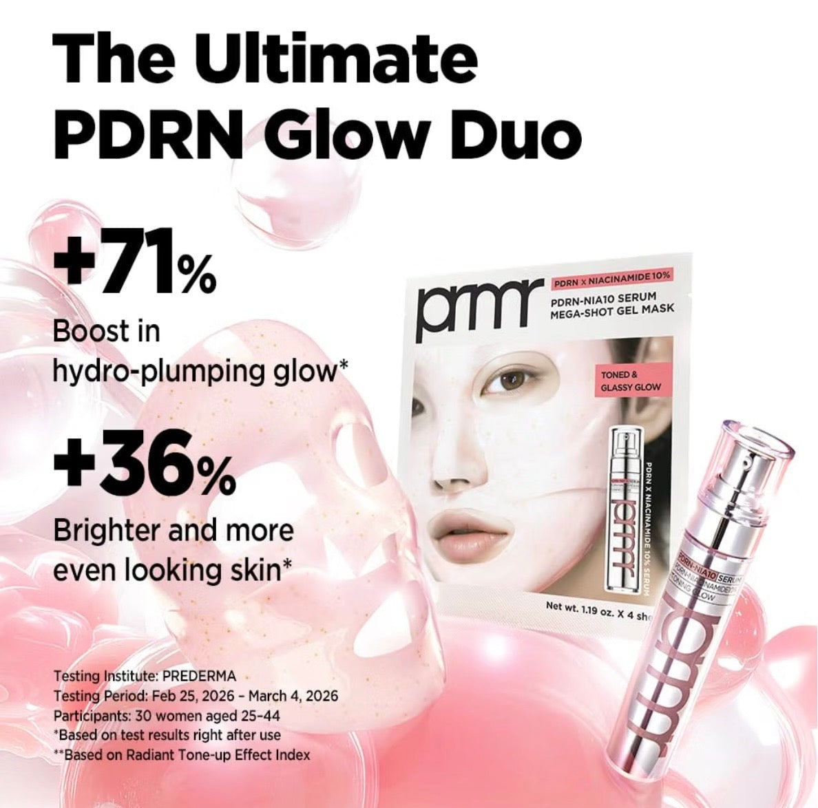 Primera PDRN-NIA10 Serum Mega Shot Gel Mask
