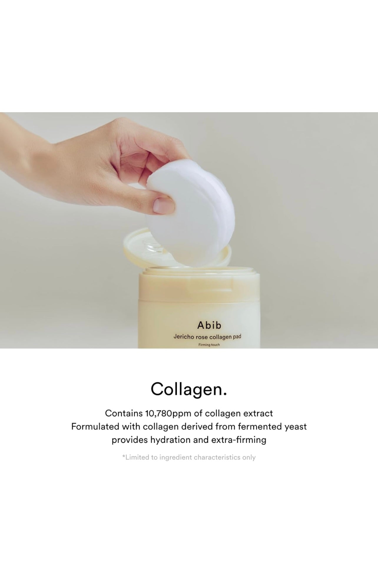 Abib Jericho Rose Collagen Pad firming touch